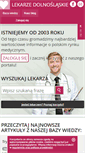 Mobile Screenshot of lekarze-dolnoslaskie.pl